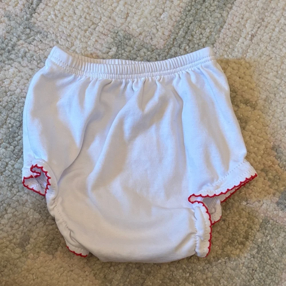 Kissy Kissy Baby's First Christmas bloomers